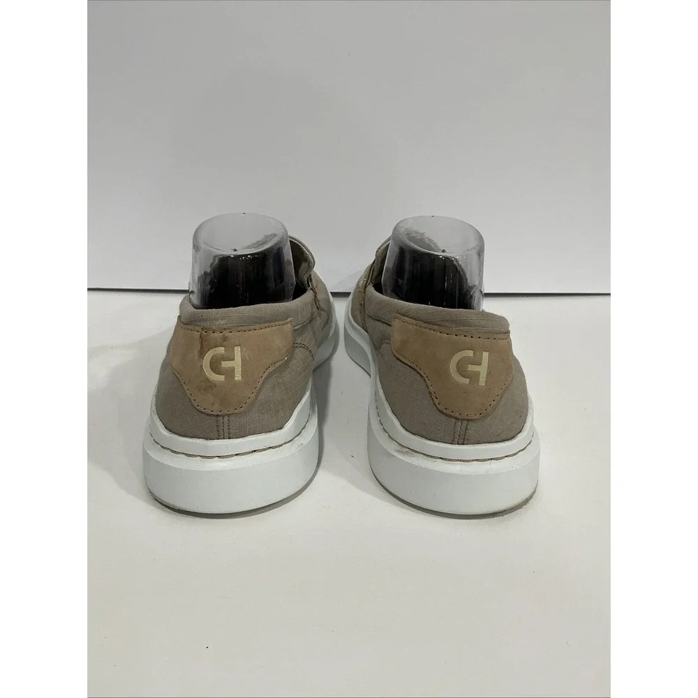 Cole Haan Grand 360 Penny Loafers Mens Size 11M Beige Slip On Boat Shoe C35480 - Picture 5 of 8